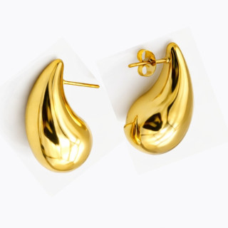 Boucles d'oreilles gouttes d'eau Acier inoxydable