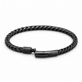 Bracelet chaîne Cubaine en Acier Inoxydable (2 longueurs)