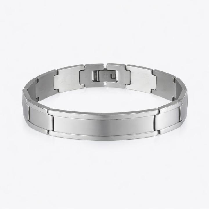 Bracelet Homme en Acier Inoxydable (Titane)