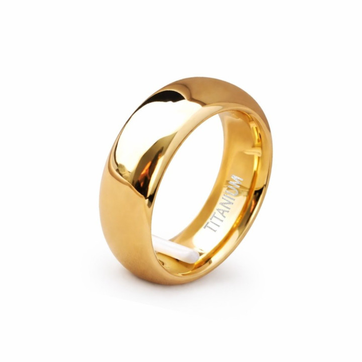 Bague Mixte Acier Titane