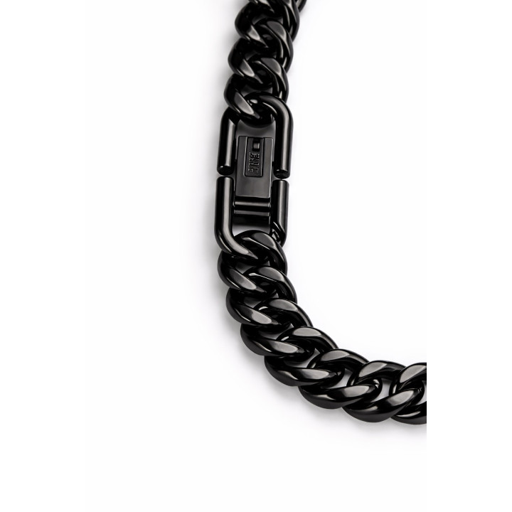Bracelet Homme Cuban en Acier Inoxydable noir