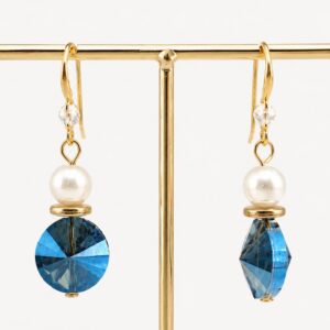 Boucles D'oreilles Verre 4,4 cm