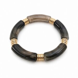 Bracelet élastique en Résine Gris