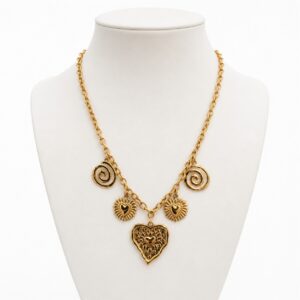 Collier en acier Inoxydable avec charms élégant